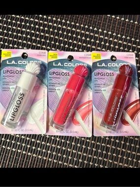 🐚🐚 L.A. COLORS Aquati Glam Lip Gloss Set 🐚🐚